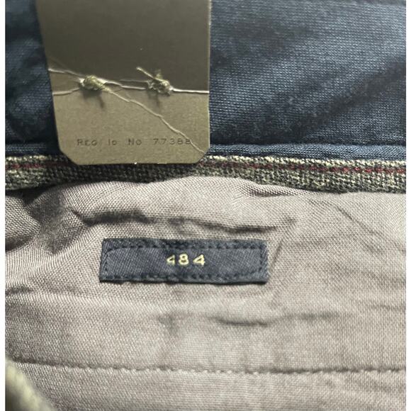 J.CREW Gray 484 Slim-Fit Pants Cotton Tweed Trousers - Picture 7 of 9